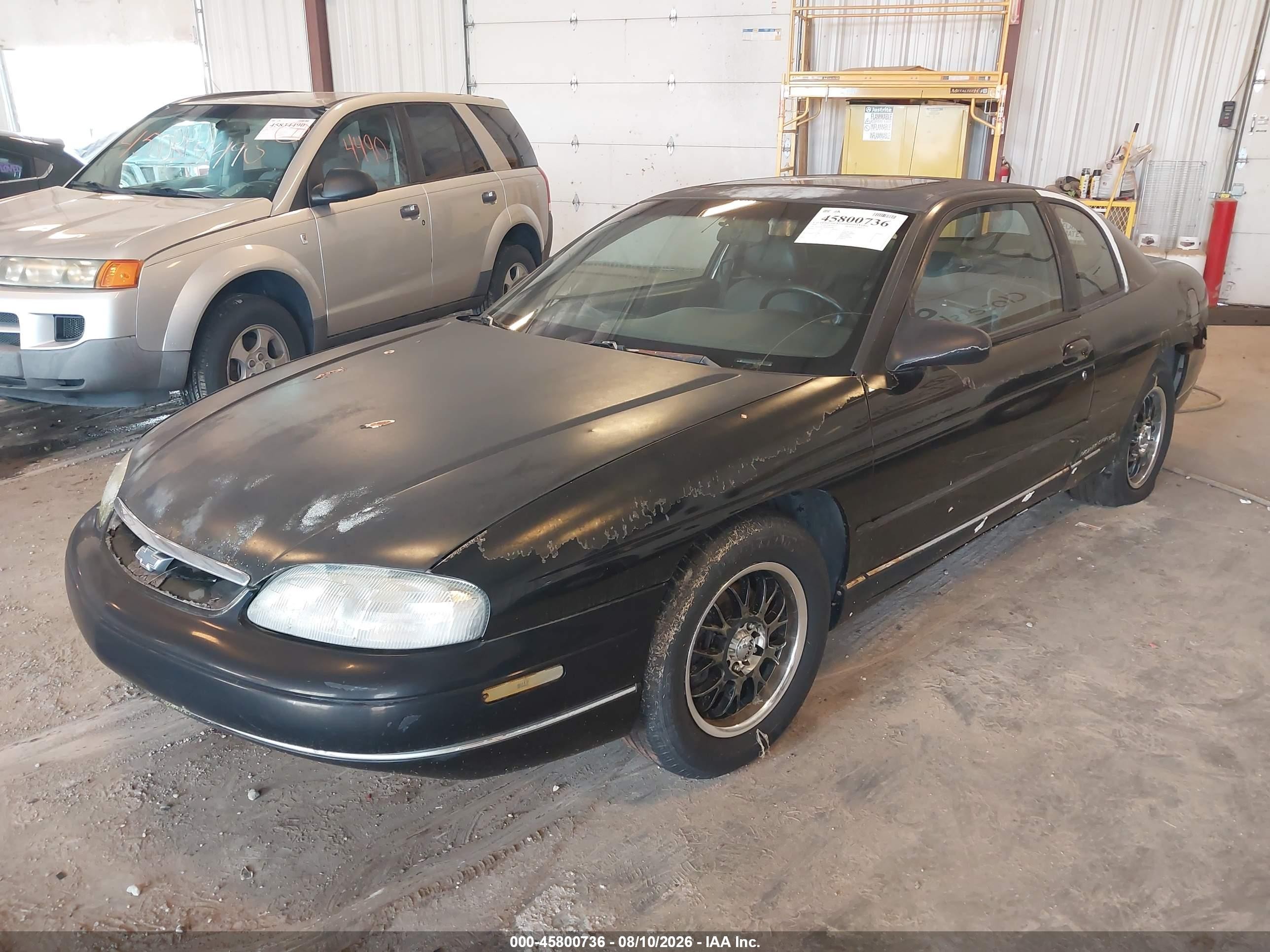 1995 Chevrolet Monte Carlo Ls Черный vin: 2G1WW12M1S9354996