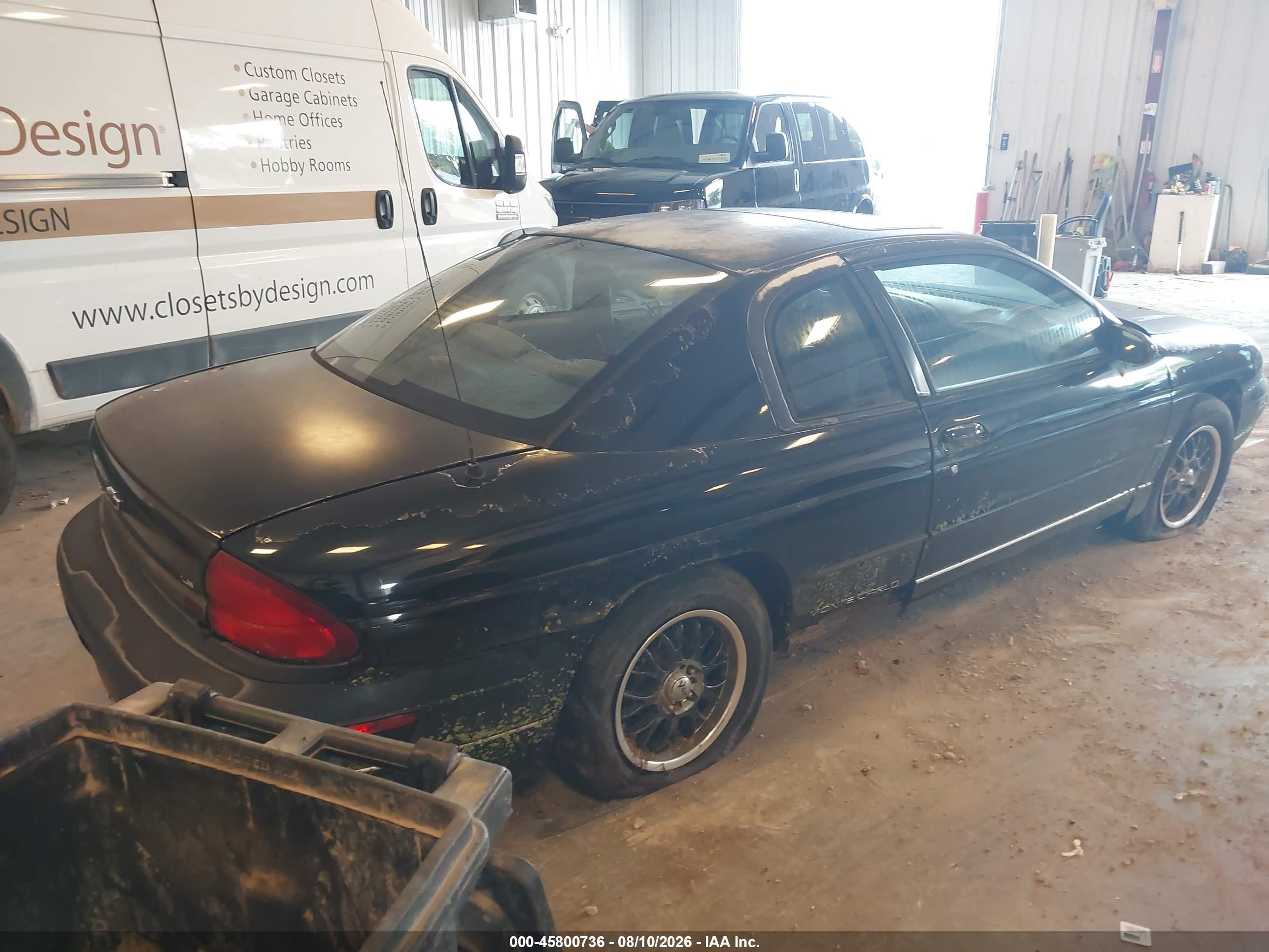 1995 Chevrolet Monte Carlo Ls Черный vin: 2G1WW12M1S9354996