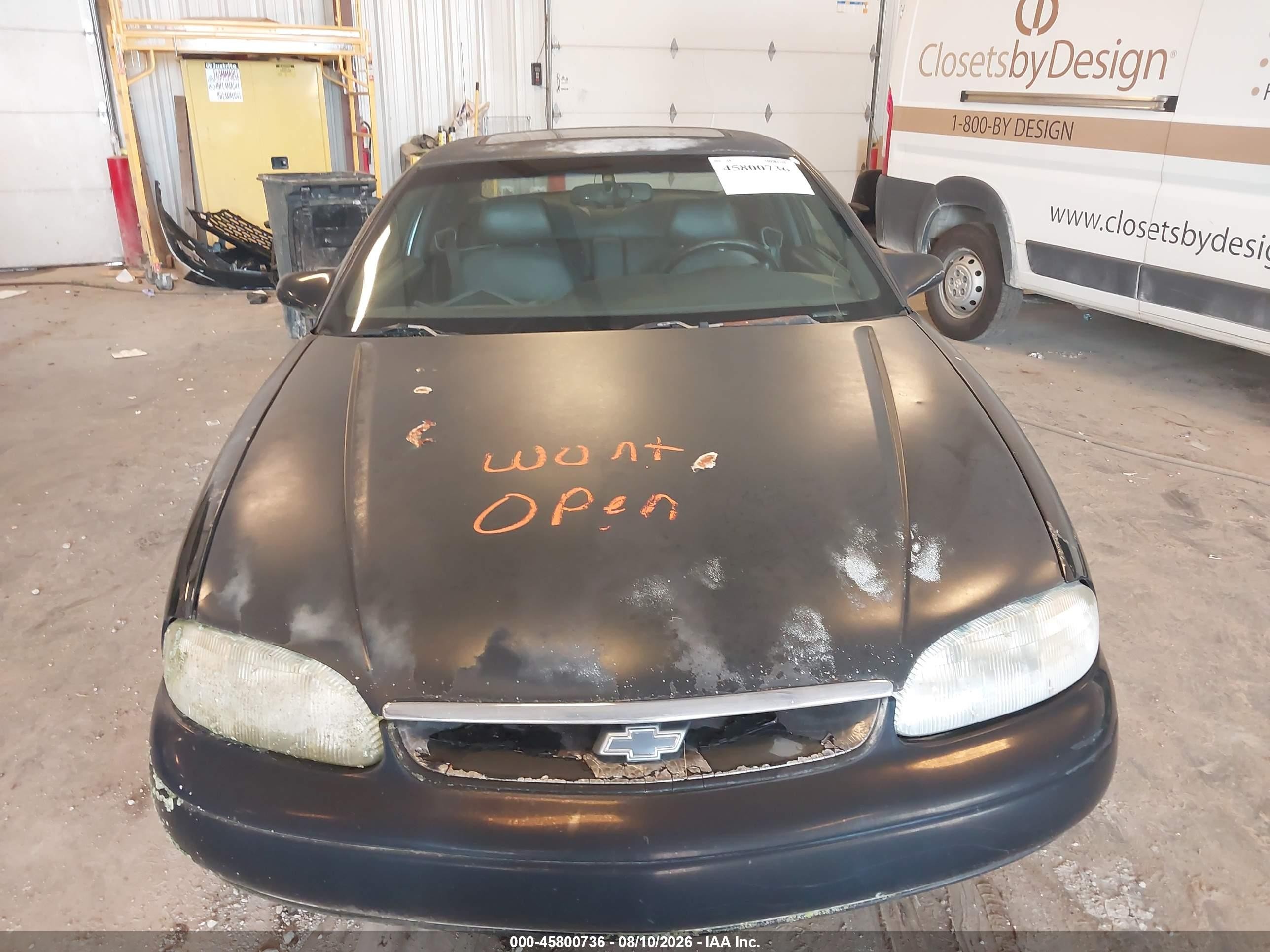 1995 Chevrolet Monte Carlo Ls Черный vin: 2G1WW12M1S9354996