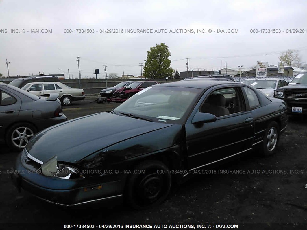 1999 Chevrolet Monte Carlo Ls vin: 2G1WW12M1X9287274