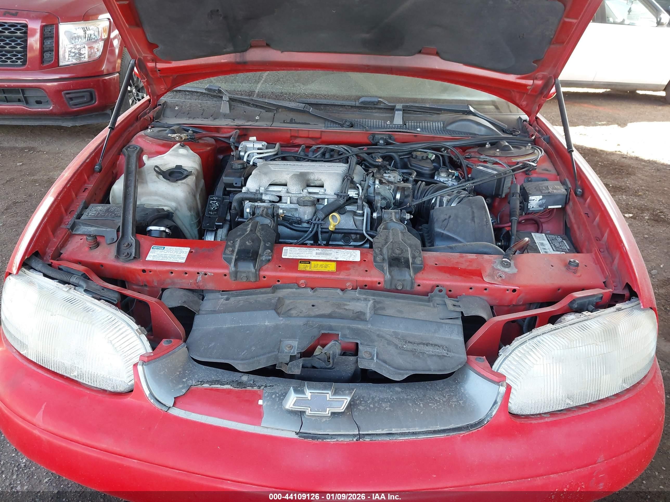 1997 Chevrolet Monte Carlo Ls Cmi Red vin: 2G1WW12M2V9263823