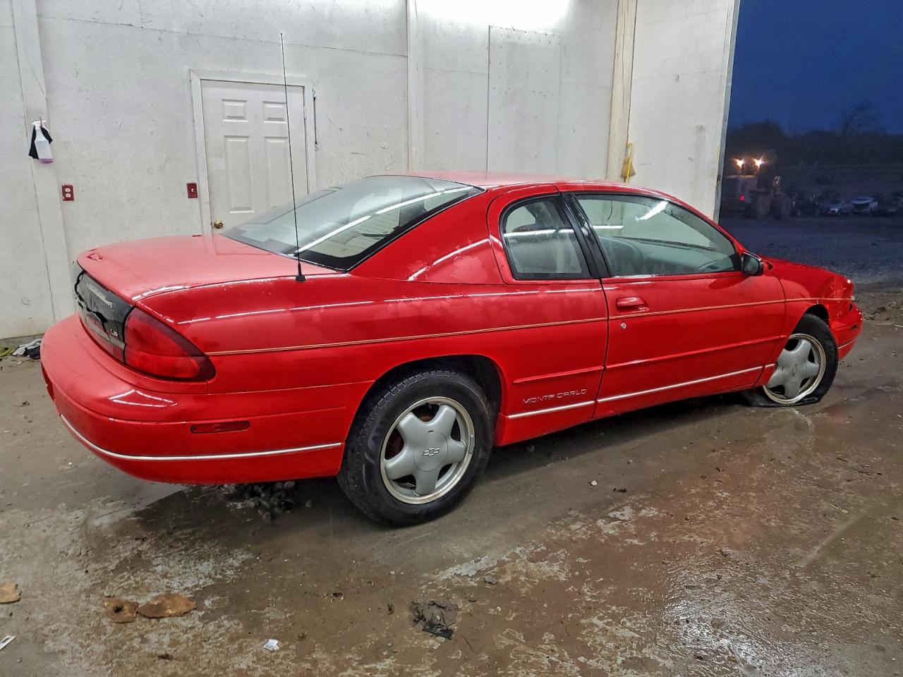 1995 Chevrolet Monte Carlo Ls Red vin: 2G1WW12M4S9206180
