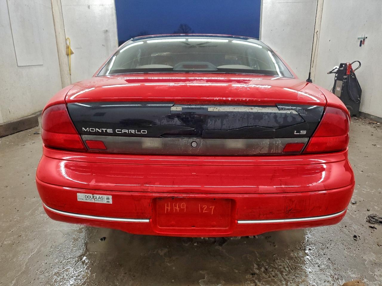 1995 Chevrolet Monte Carlo Ls Red vin: 2G1WW12M4S9206180
