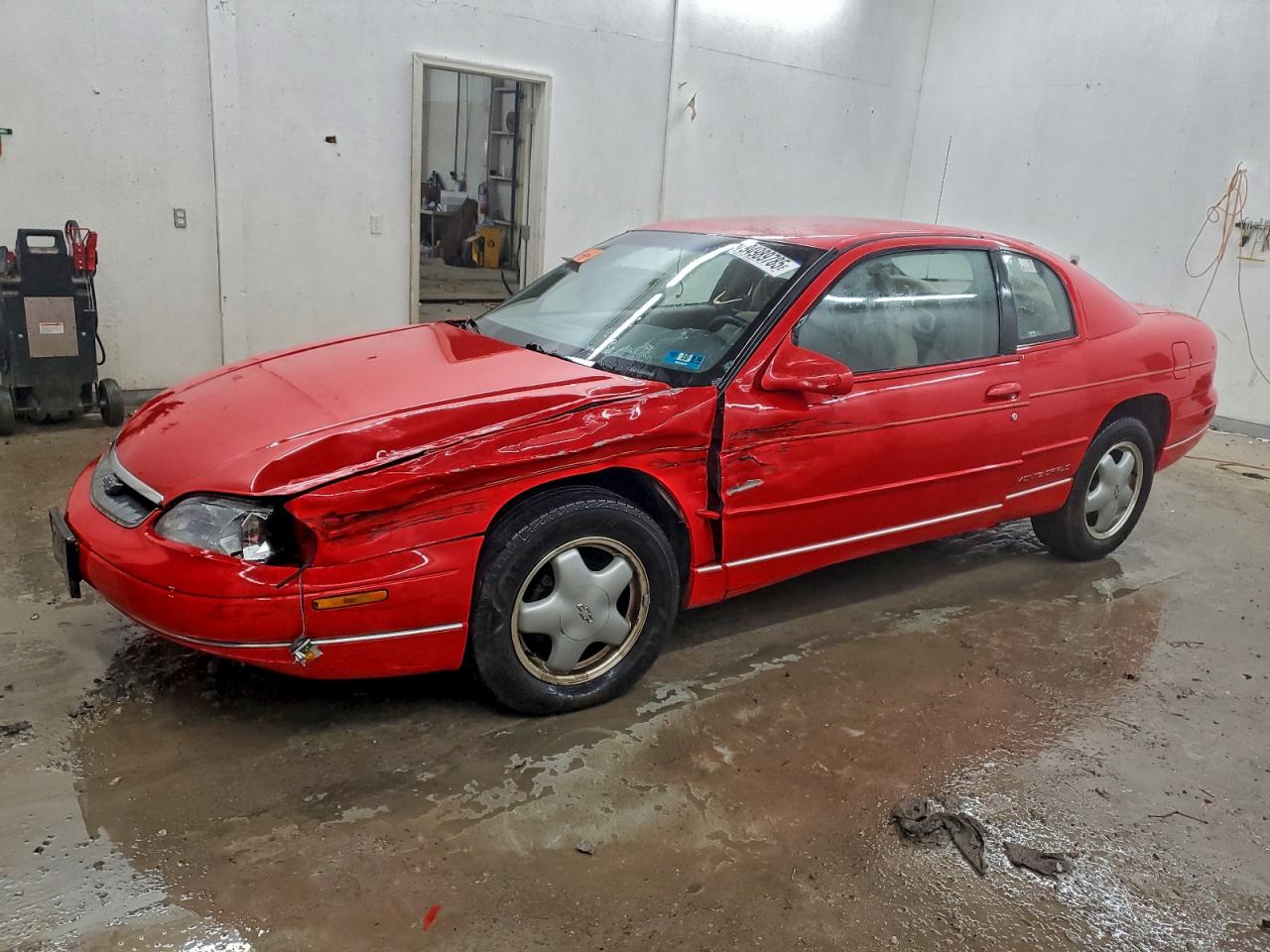 1995 Chevrolet Monte Carlo Ls Red vin: 2G1WW12M4S9206180