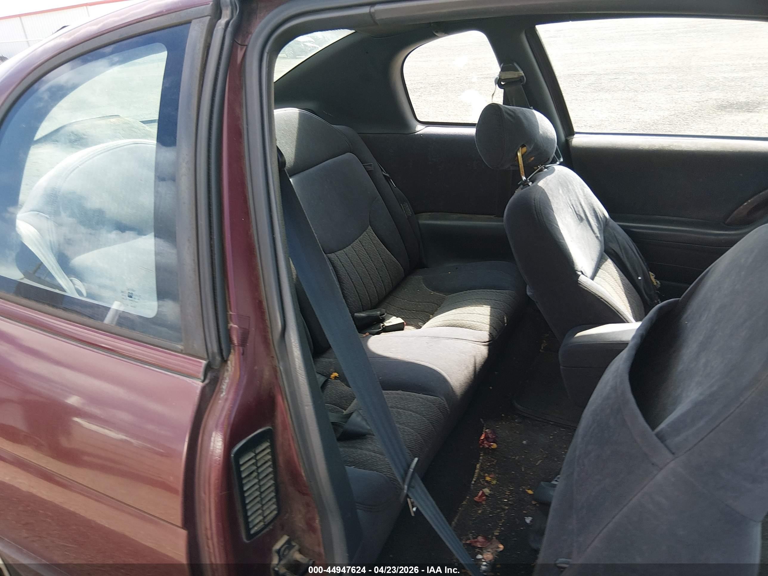 1996 Chevrolet Monte Carlo Ls Burgundy vin: 2G1WW12M5T9311828