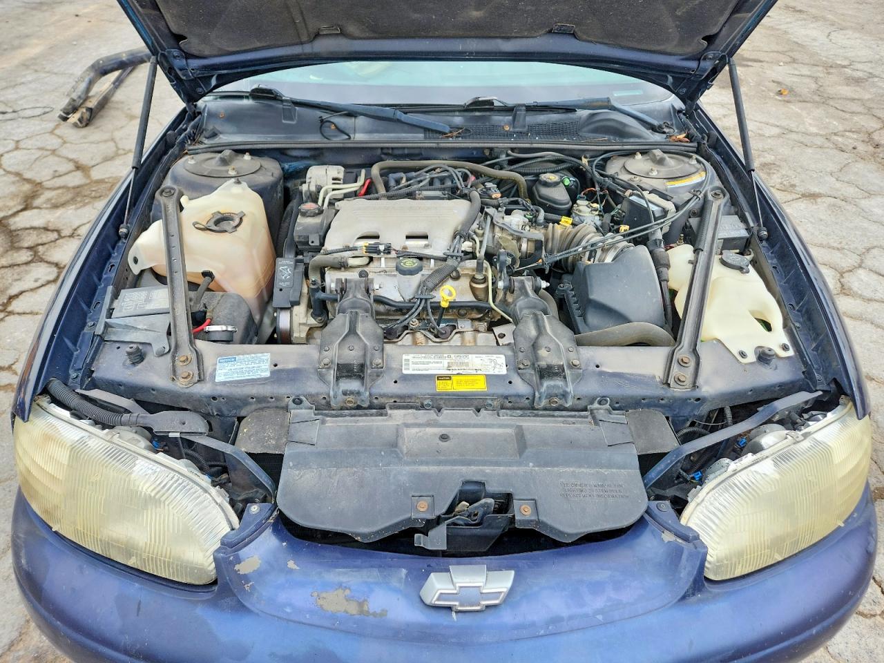 1998 Chevrolet Monte Carlo Ls Синий vin: 2G1WW12M5W9191100