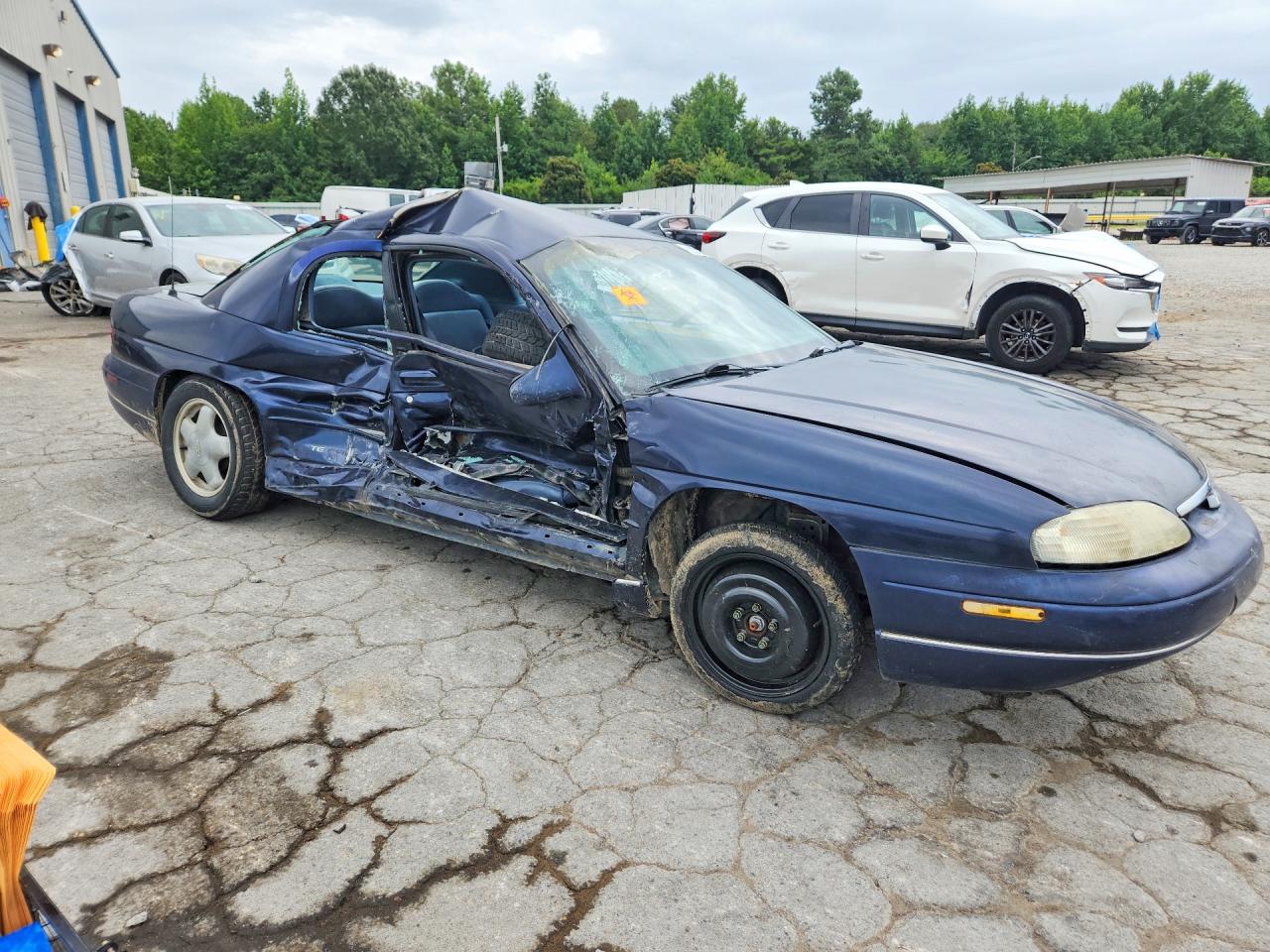 1998 Chevrolet Monte Carlo Ls Синий vin: 2G1WW12M5W9191100