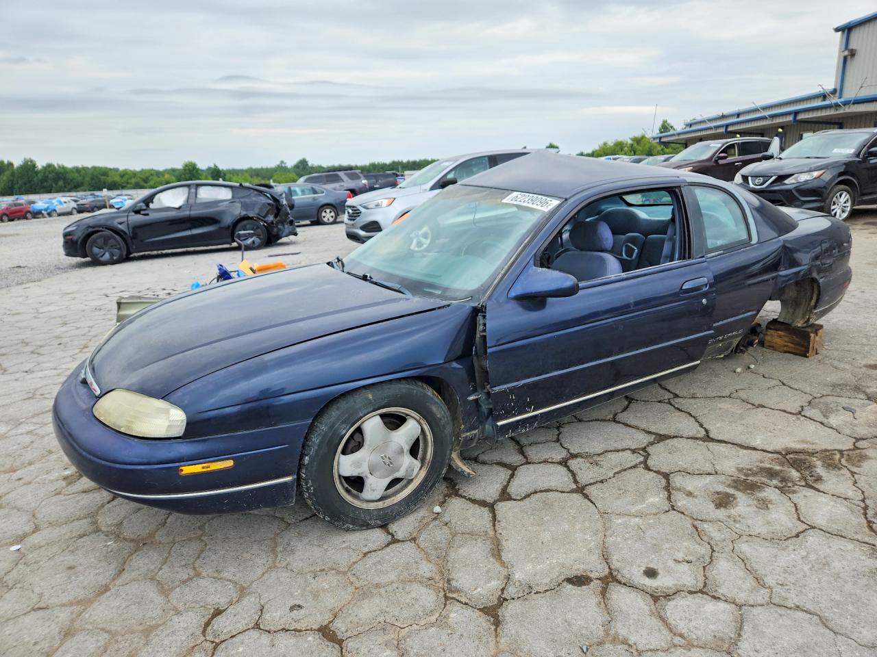 1998 Chevrolet Monte Carlo Ls Синий vin: 2G1WW12M5W9191100