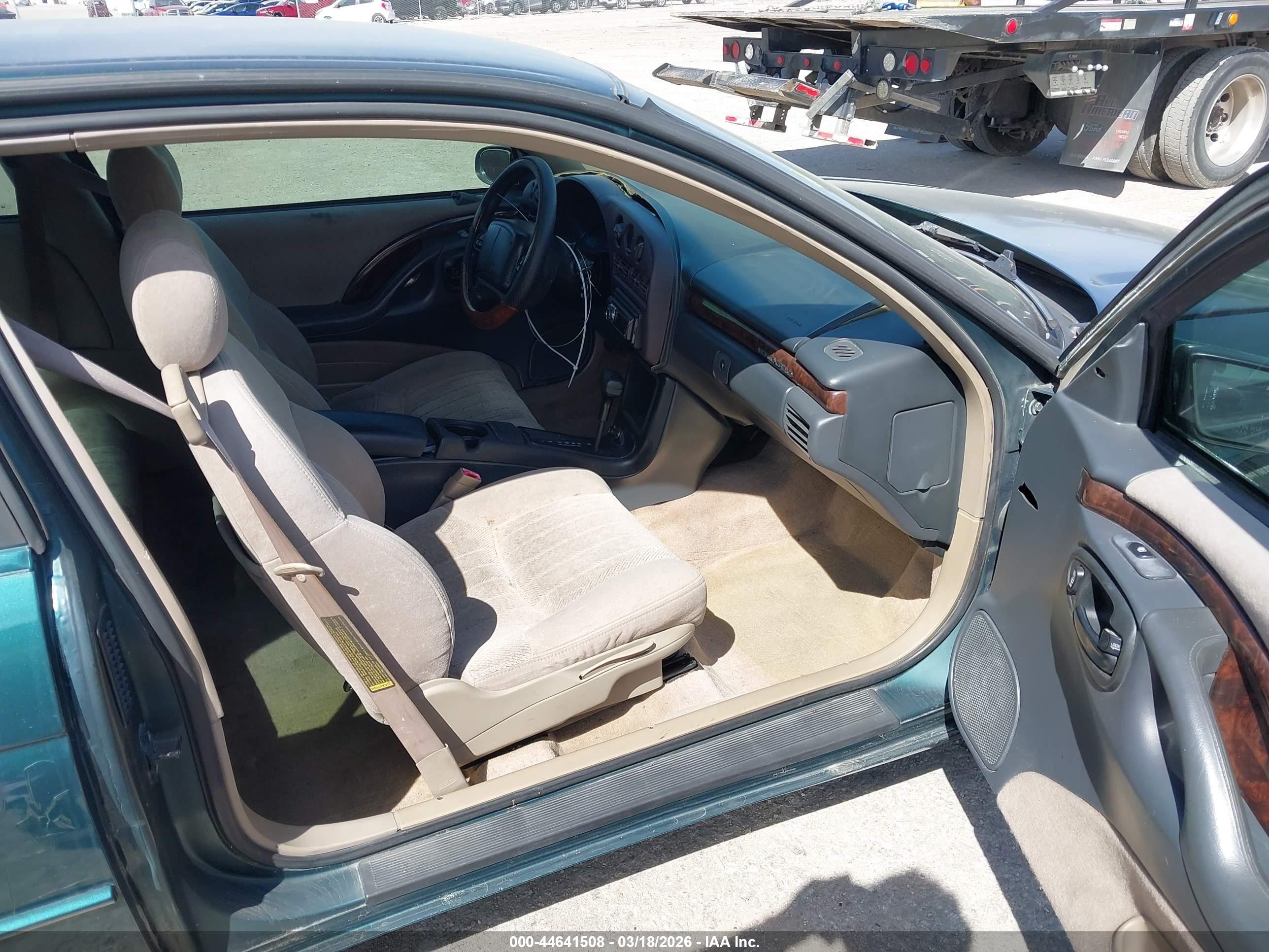 1999 Chevrolet Monte Carlo Ls Green vin: 2G1WW12M5X9274091