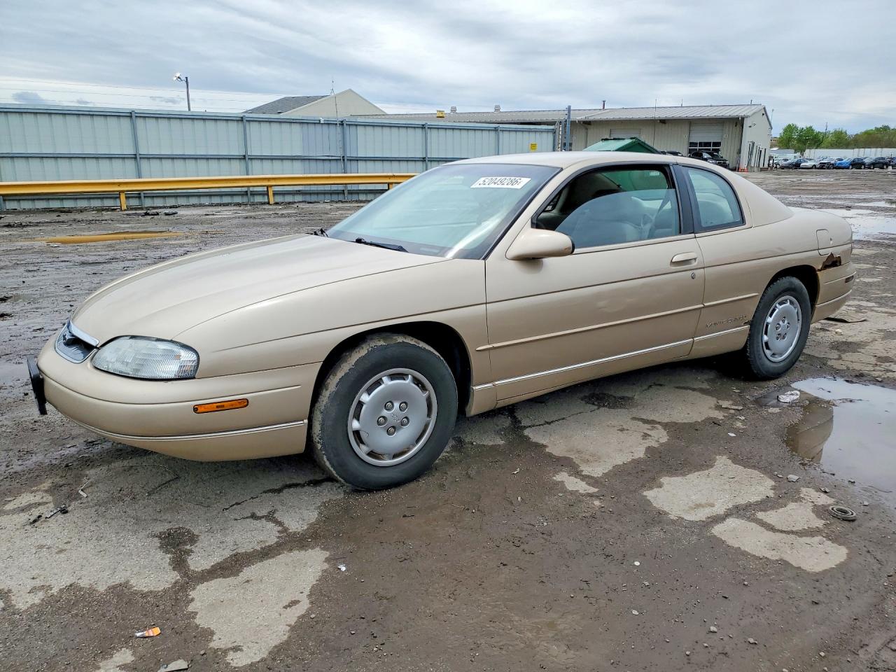 1999 Chevrolet Monte Carlo Ls Beige vin: 2G1WW12M5X9287620
