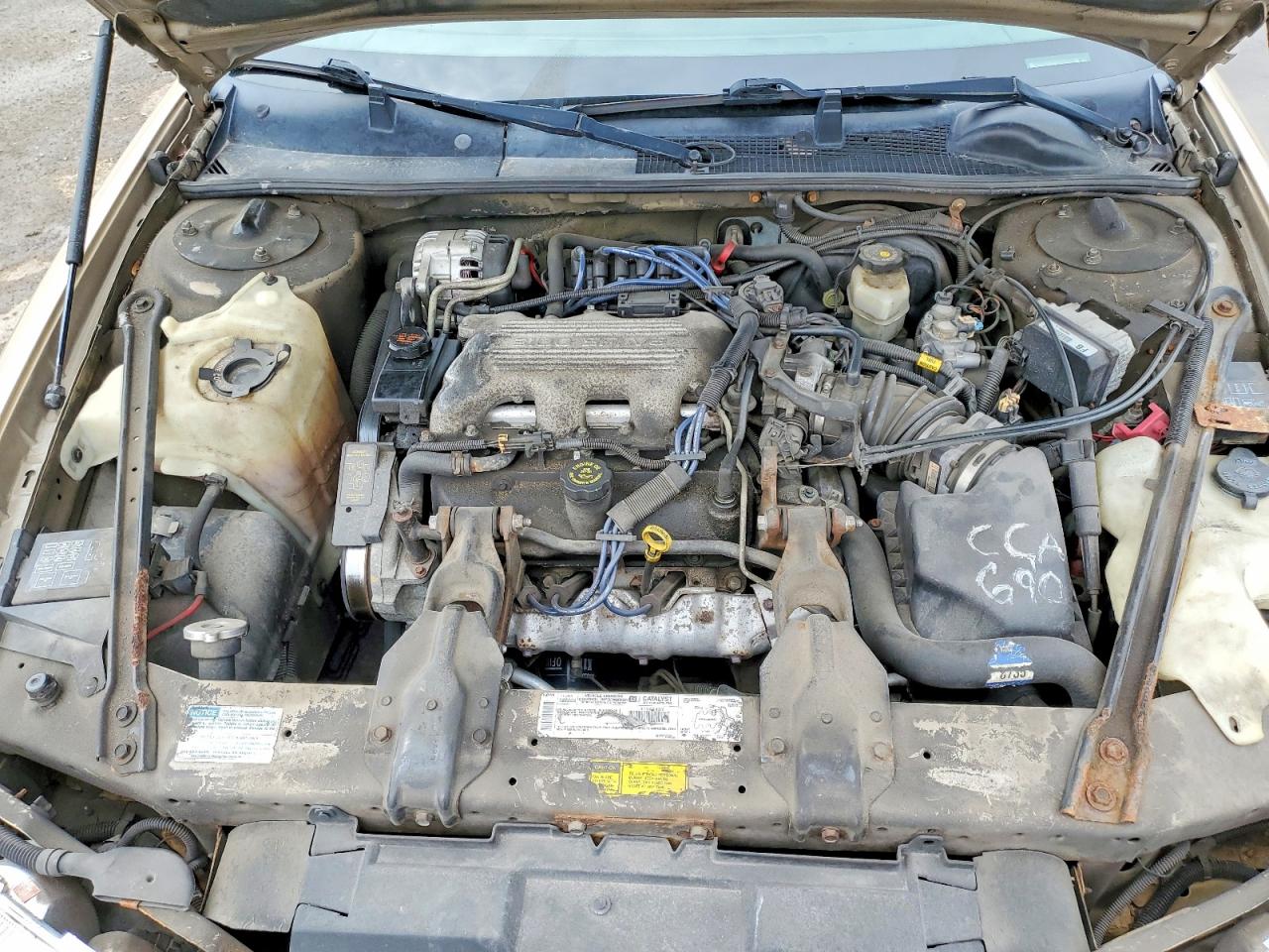 1999 Chevrolet Monte Carlo Ls Бежевый vin: 2G1WW12M5X9287620