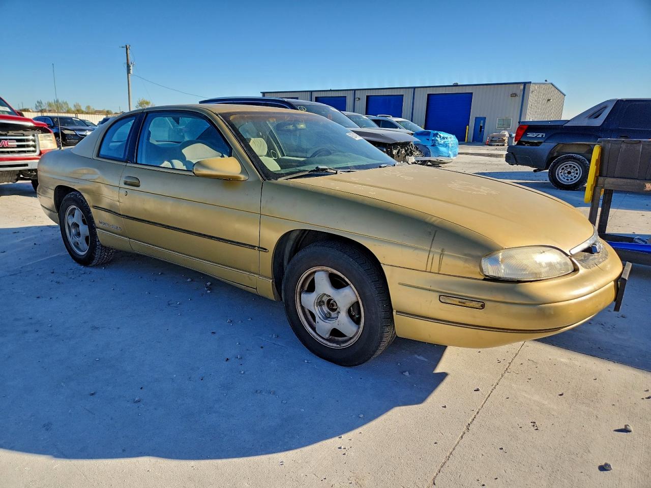 1998 Chevrolet Monte Carlo Ls Золотой vin: 2G1WW12M6W9160468