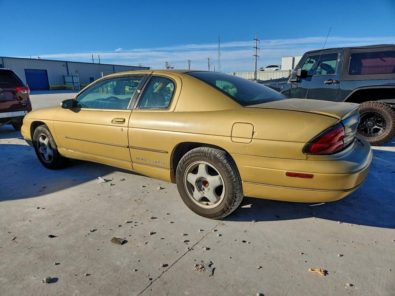 1998 Chevrolet Monte Carlo Ls Золотой vin: 2G1WW12M6W9160468