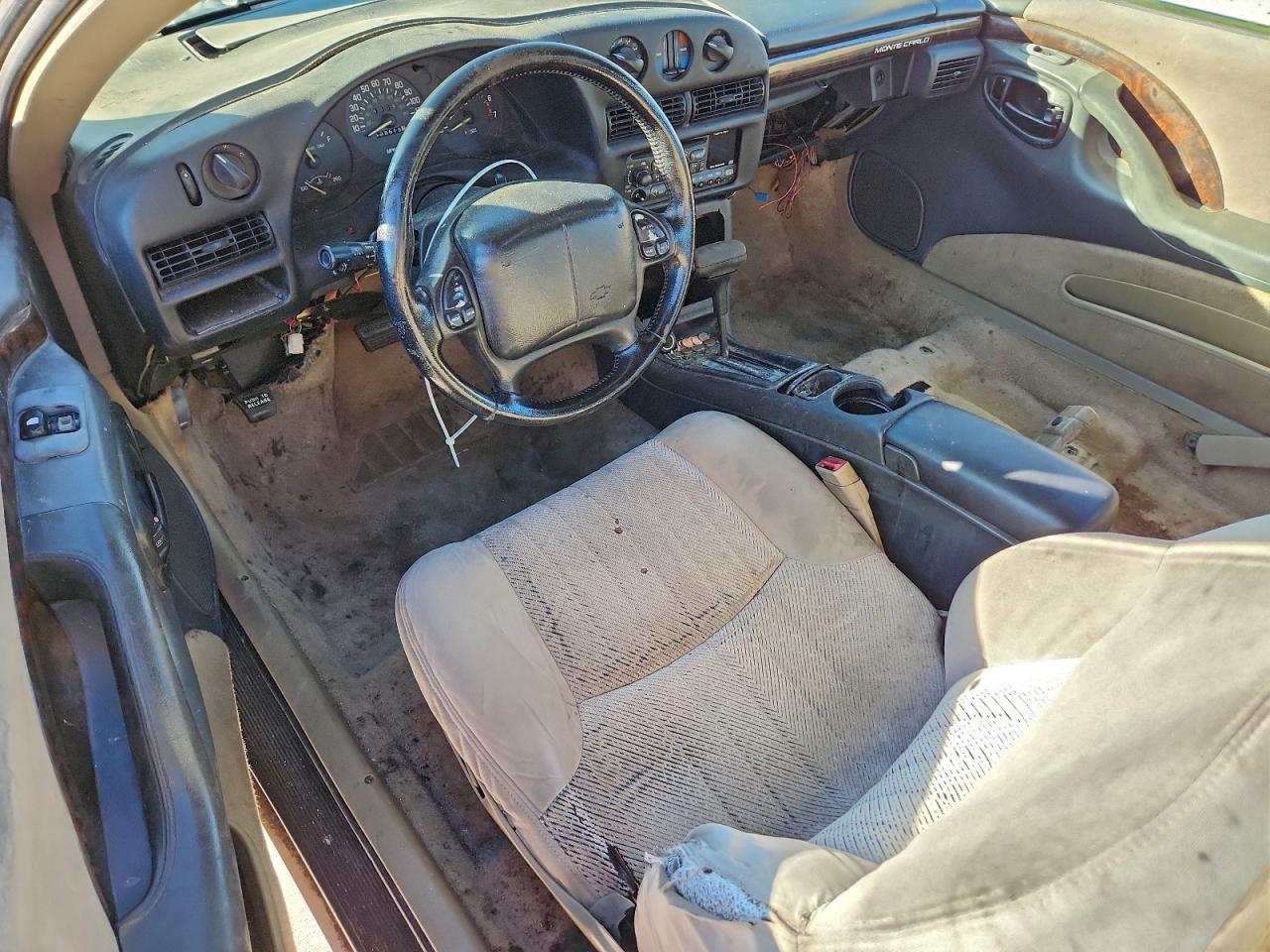 1998 Chevrolet Monte Carlo Ls Золотой vin: 2G1WW12M6W9160468