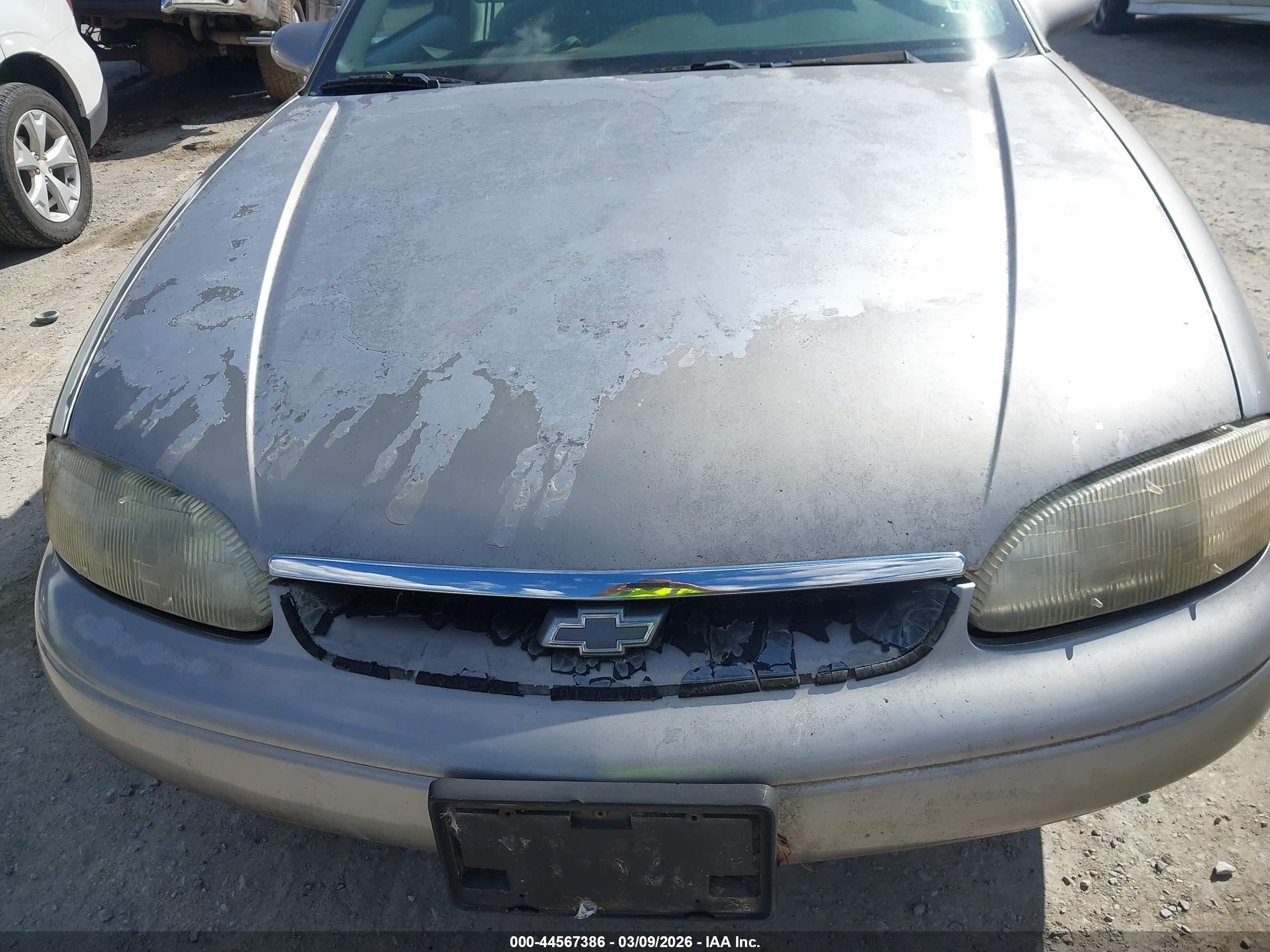 1997 Chevrolet Monte Carlo Ls Серебряный vin: 2G1WW12M7V9221177