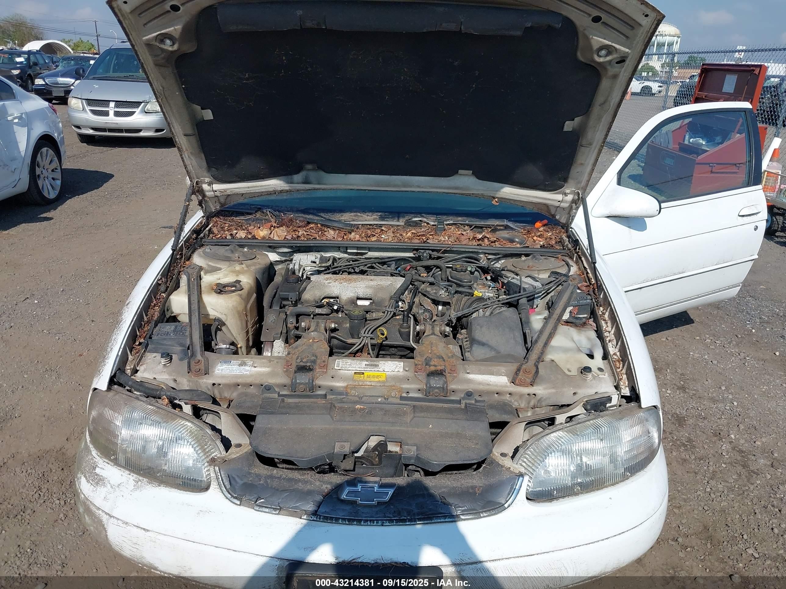1997 Chevrolet Monte Carlo Ls White vin: 2G1WW12M8V9187041