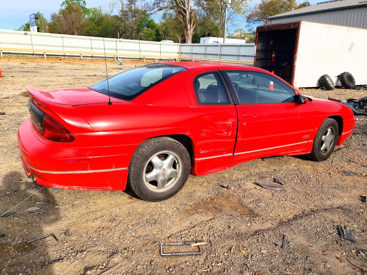 1997 Chevrolet Monte Carlo Ls Red vin: 2G1WW12MXV9103107