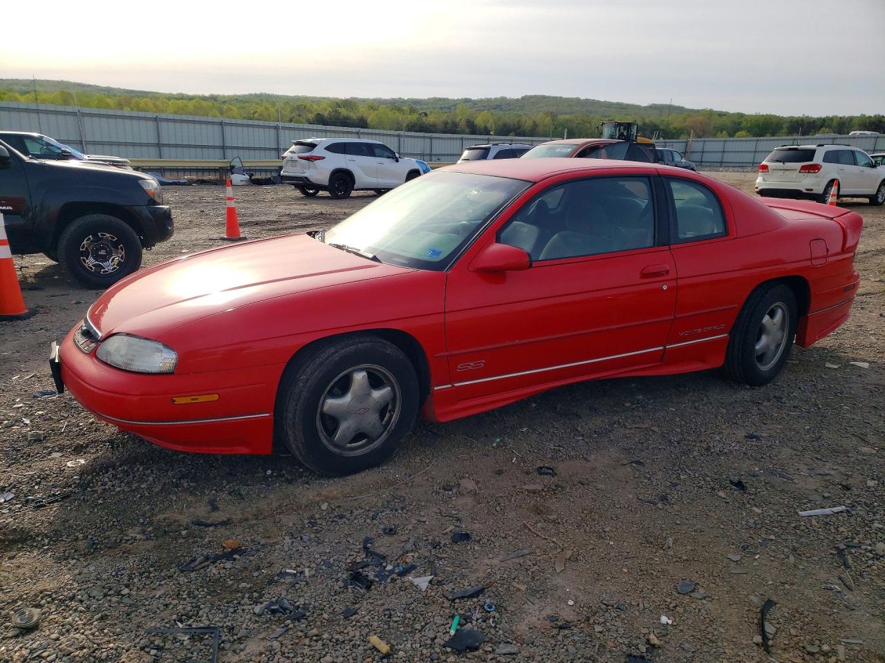 1997 Chevrolet Monte Carlo Ls Red vin: 2G1WW12MXV9103107