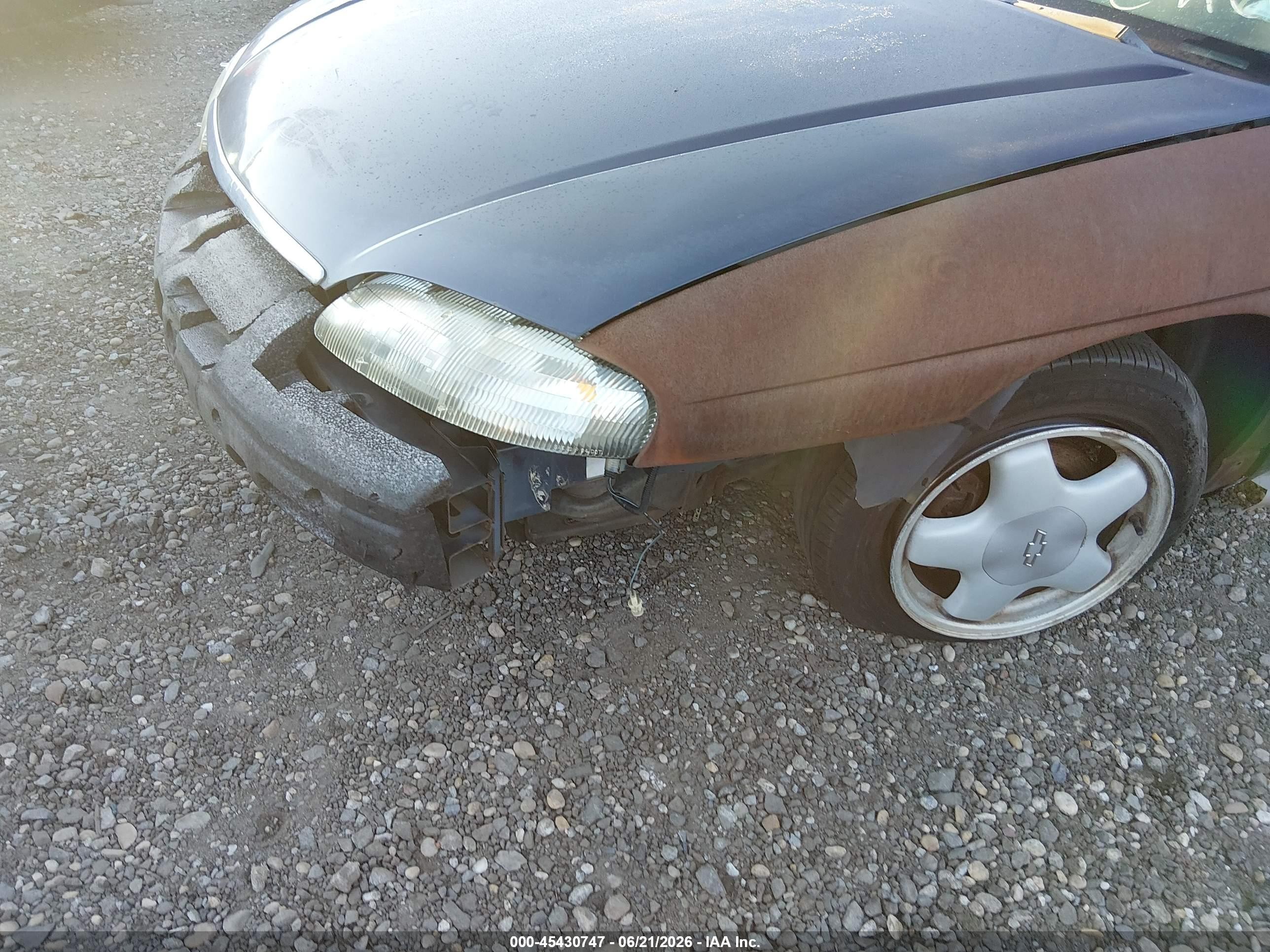 1998 Chevrolet Monte Carlo Ls Синий vin: 2G1WW12MXW9227458