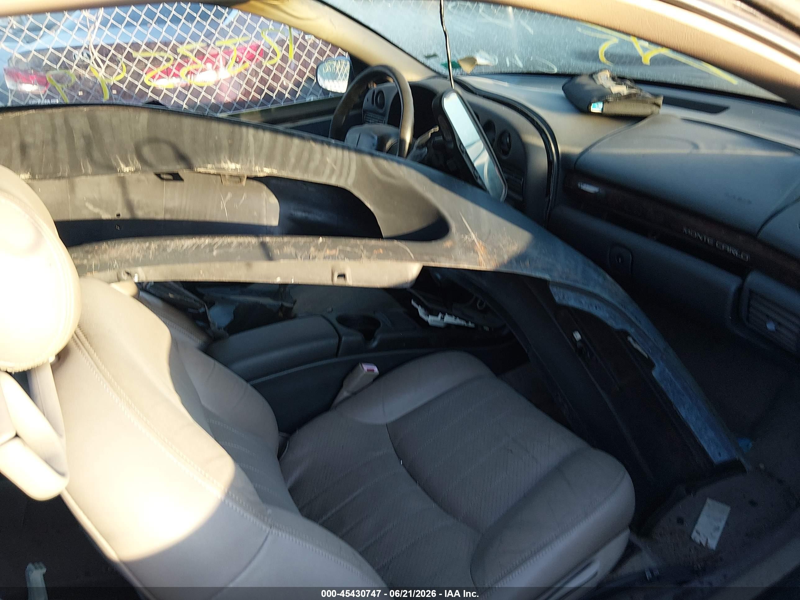 1998 Chevrolet Monte Carlo Ls Синий vin: 2G1WW12MXW9227458