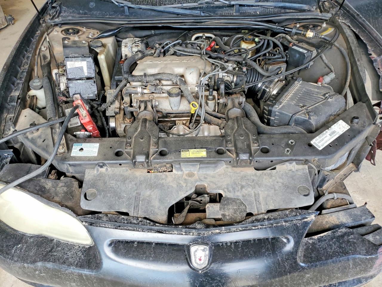 2001 Chevrolet Monte Carlo Ls Black vin: 2G1WW15E519185293