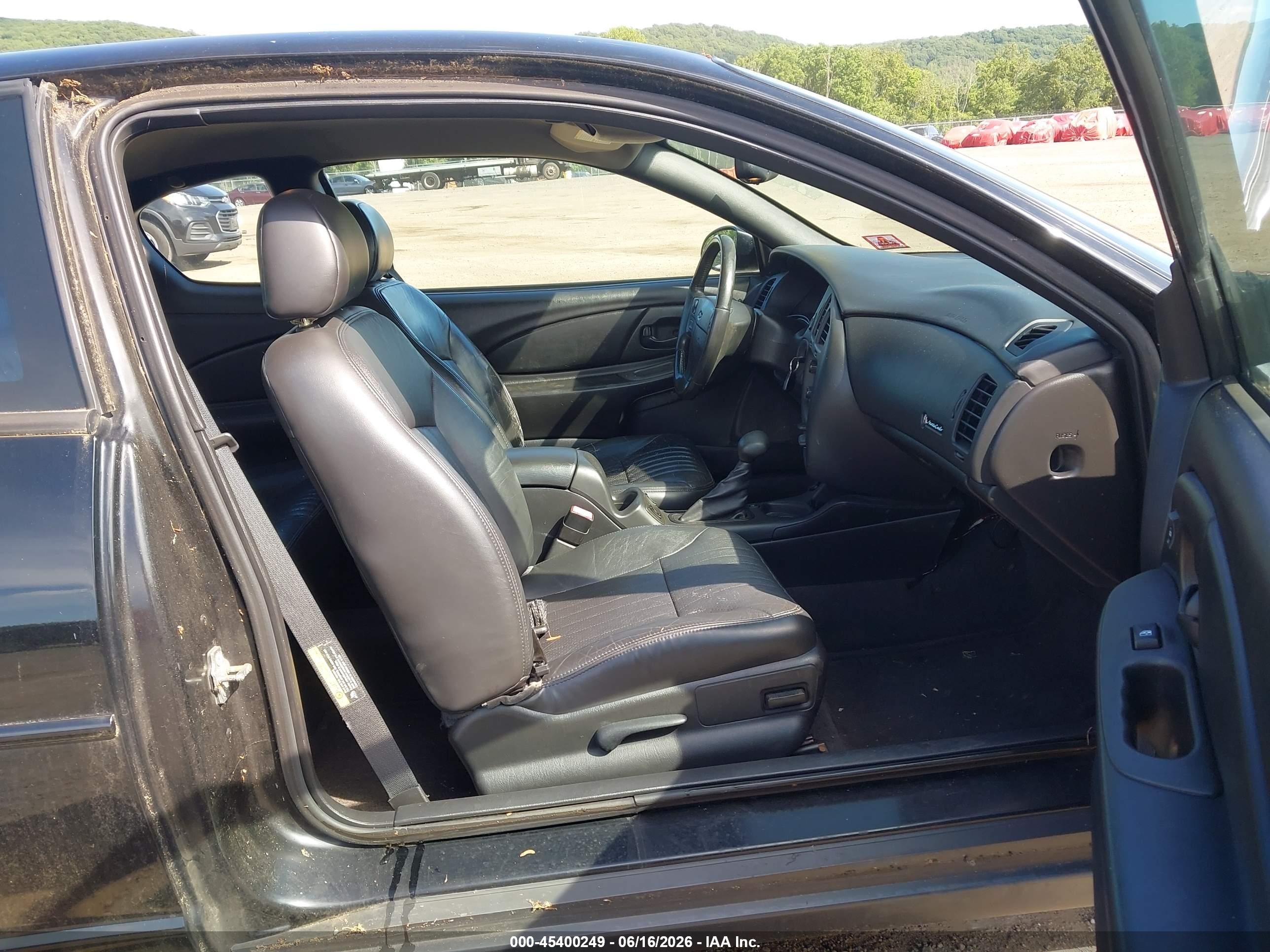 2004 Chevrolet Monte Carlo Ls Black vin: 2G1WW15E649308264
