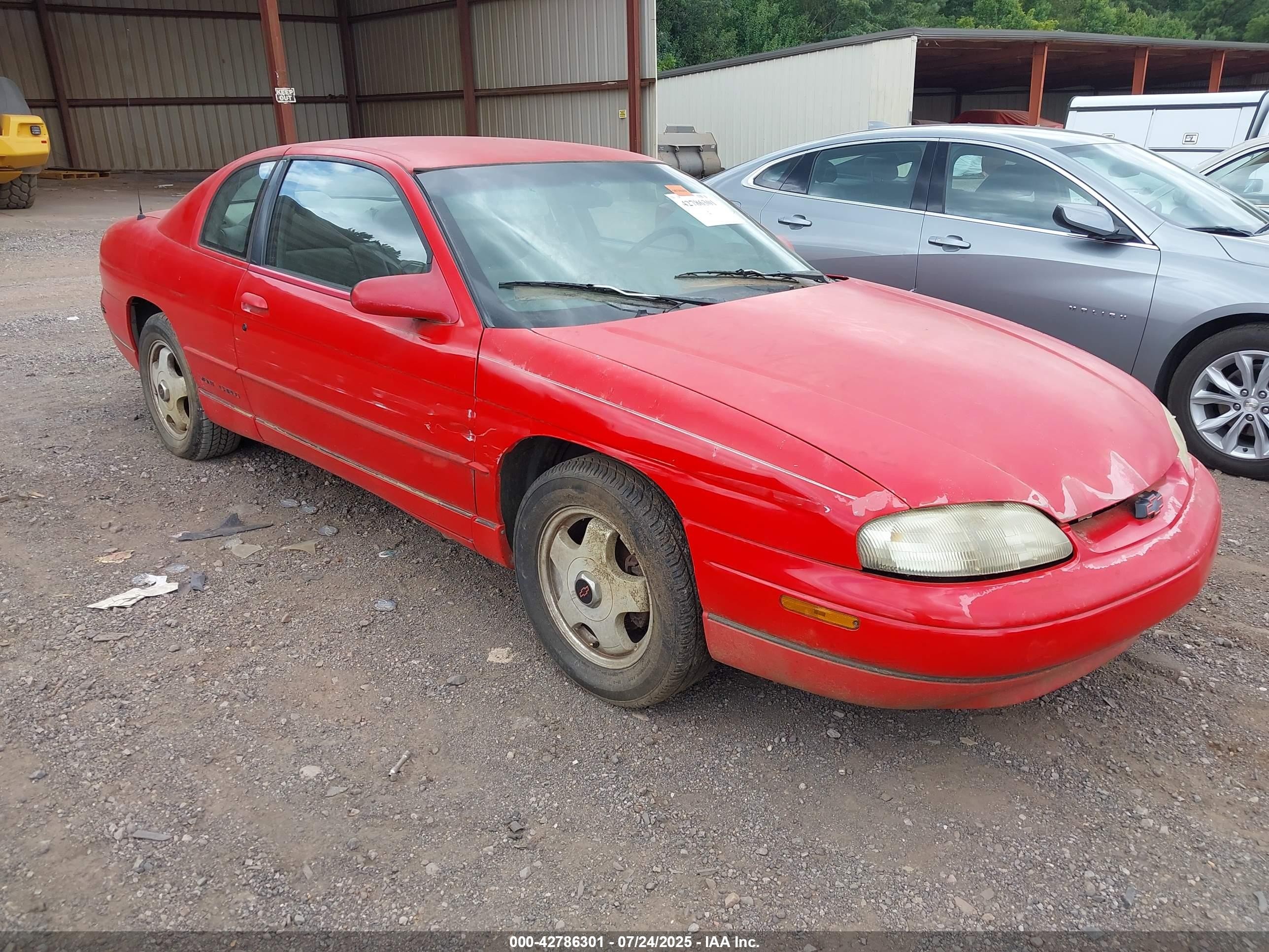 1998 Chevrolet Monte Carlo Z34 Красный vin: 2G1WX12K0W9328522