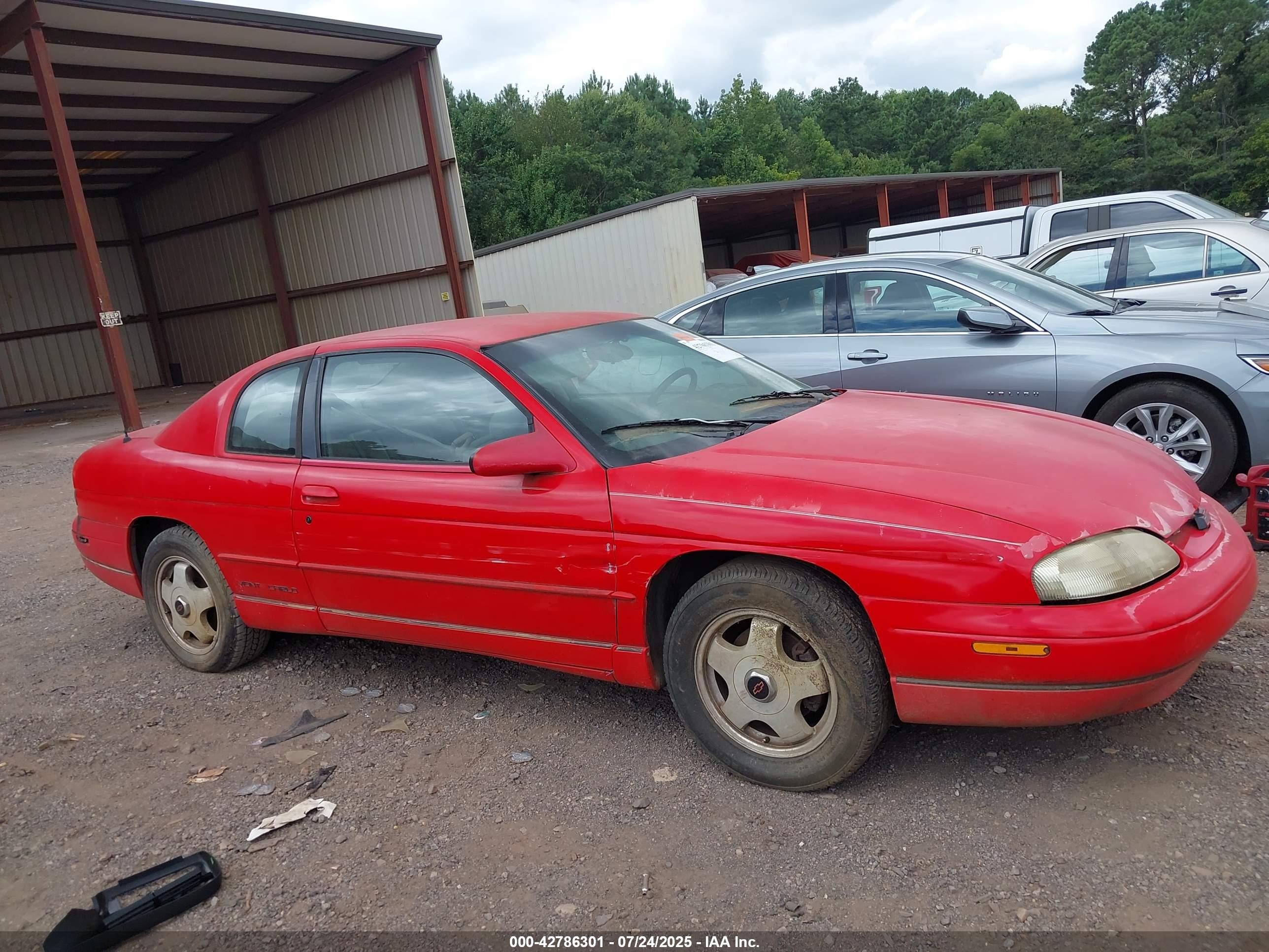 1998 Chevrolet Monte Carlo Z34 Red vin: 2G1WX12K0W9328522
