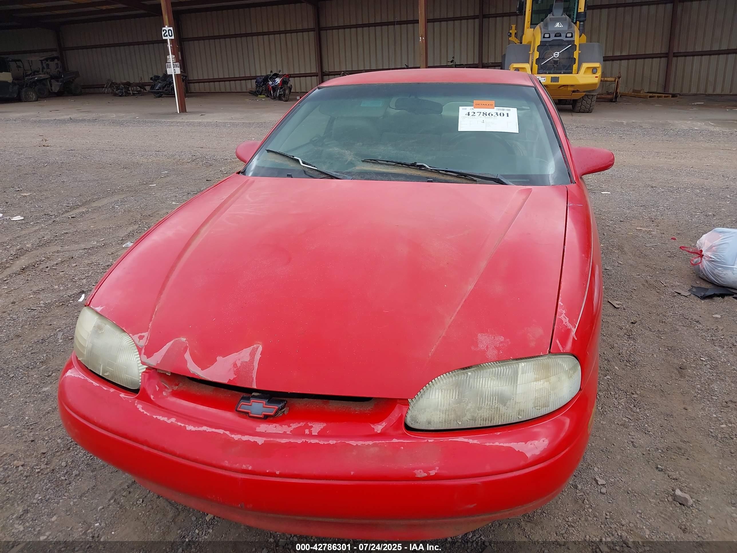 1998 Chevrolet Monte Carlo Z34 Red vin: 2G1WX12K0W9328522