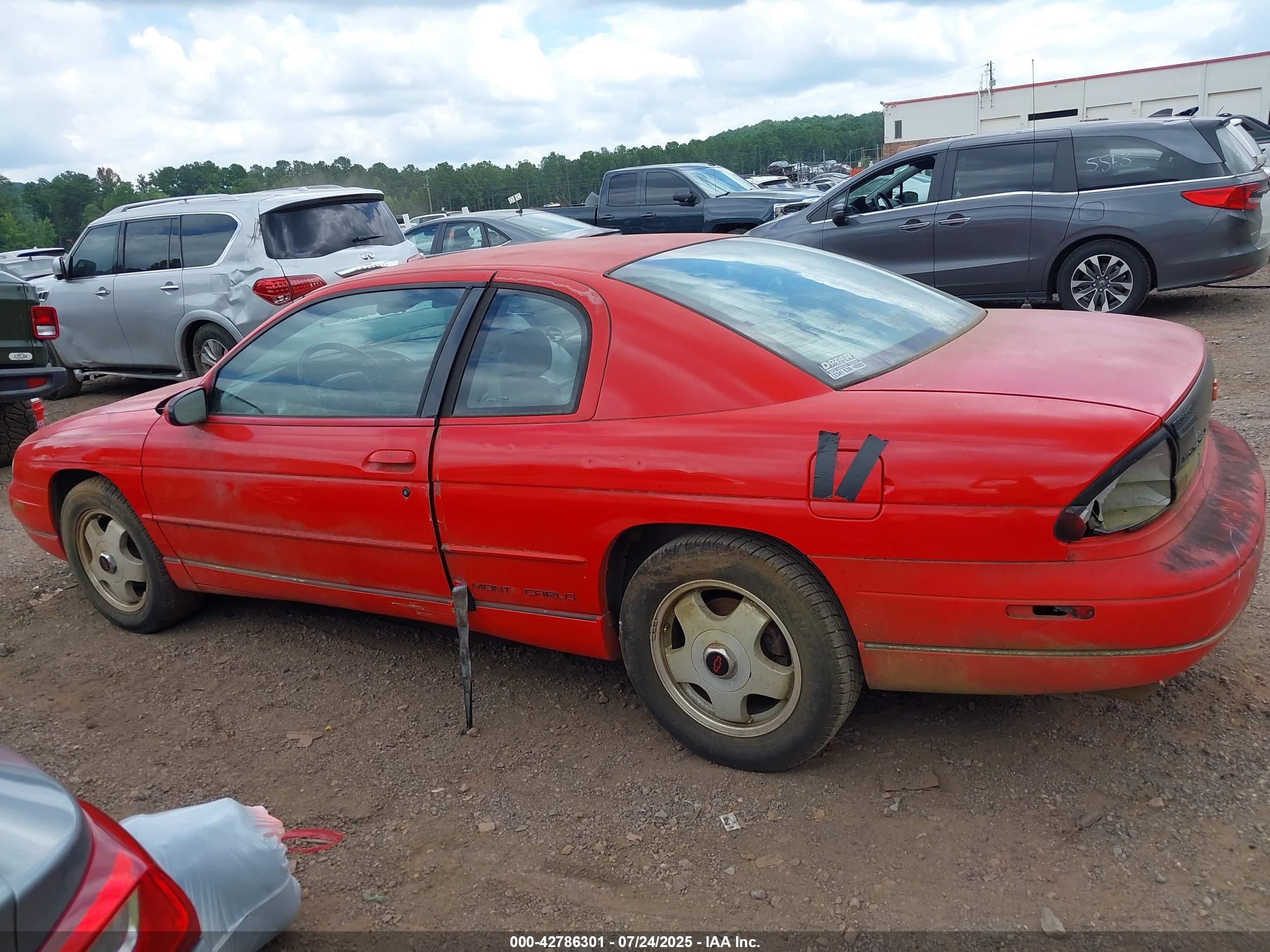 1998 Chevrolet Monte Carlo Z34 Red vin: 2G1WX12K0W9328522