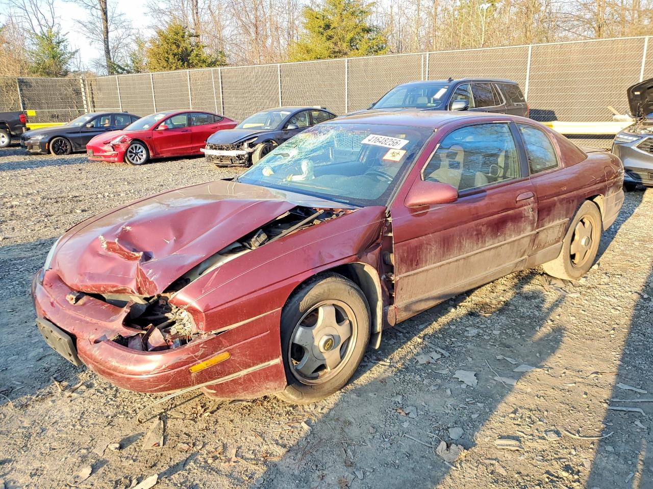 1999 Chevrolet Monte Carlo Z34 Бордовый vin: 2G1WX12K0X9137281