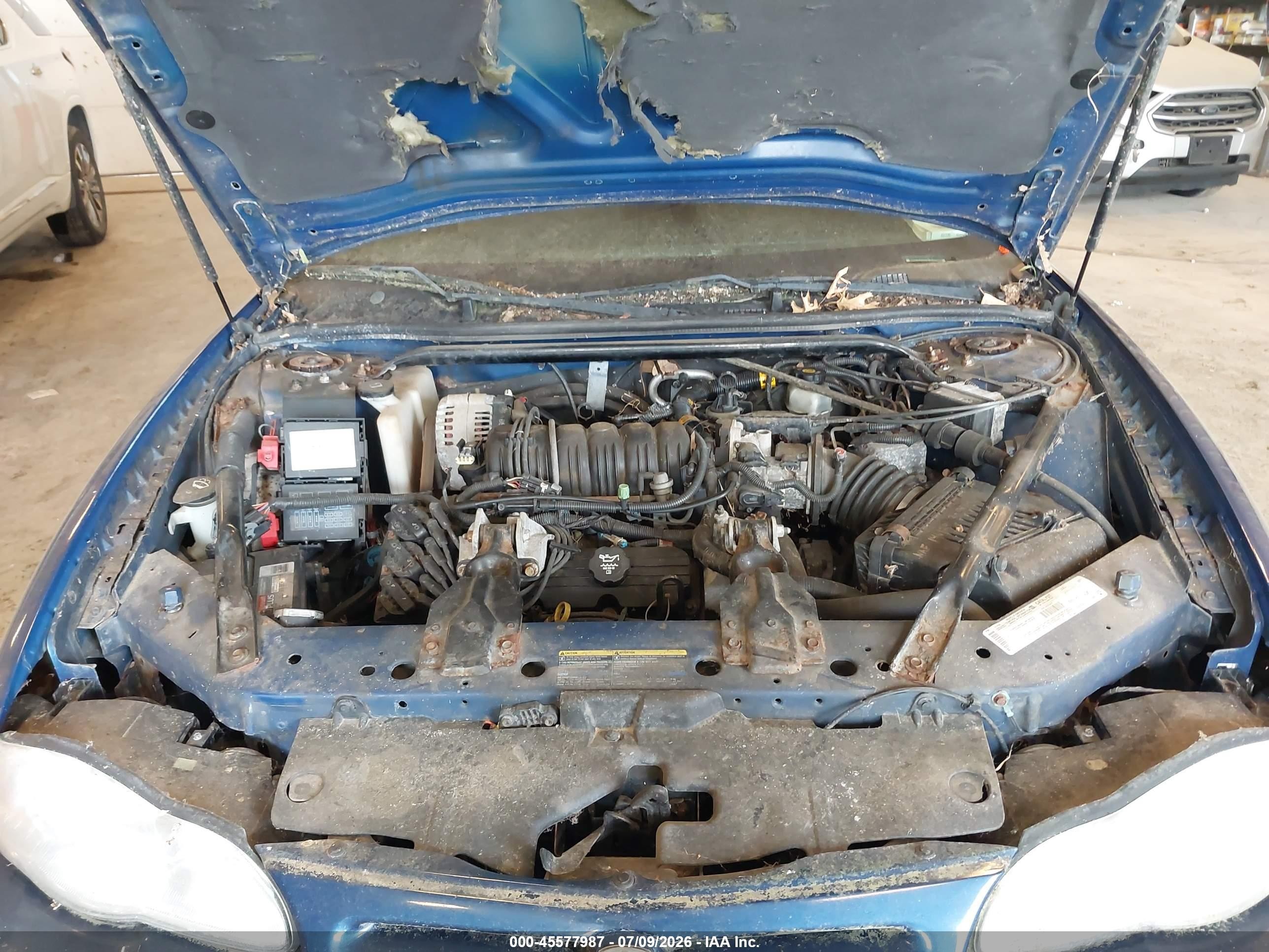2003 Chevrolet Monte Carlo Ss Blue vin: 2G1WX12K139398266