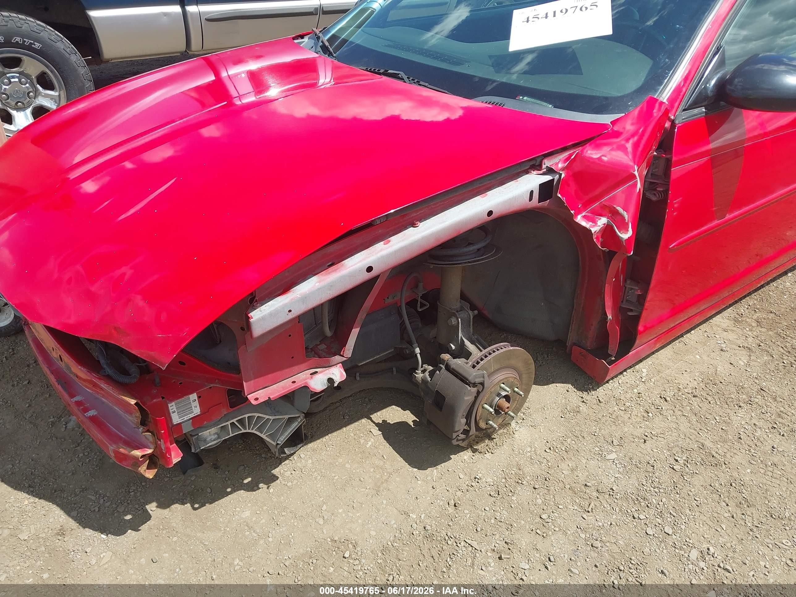 2004 Chevrolet Monte Carlo Ss Red vin: 2G1WX12K149255075