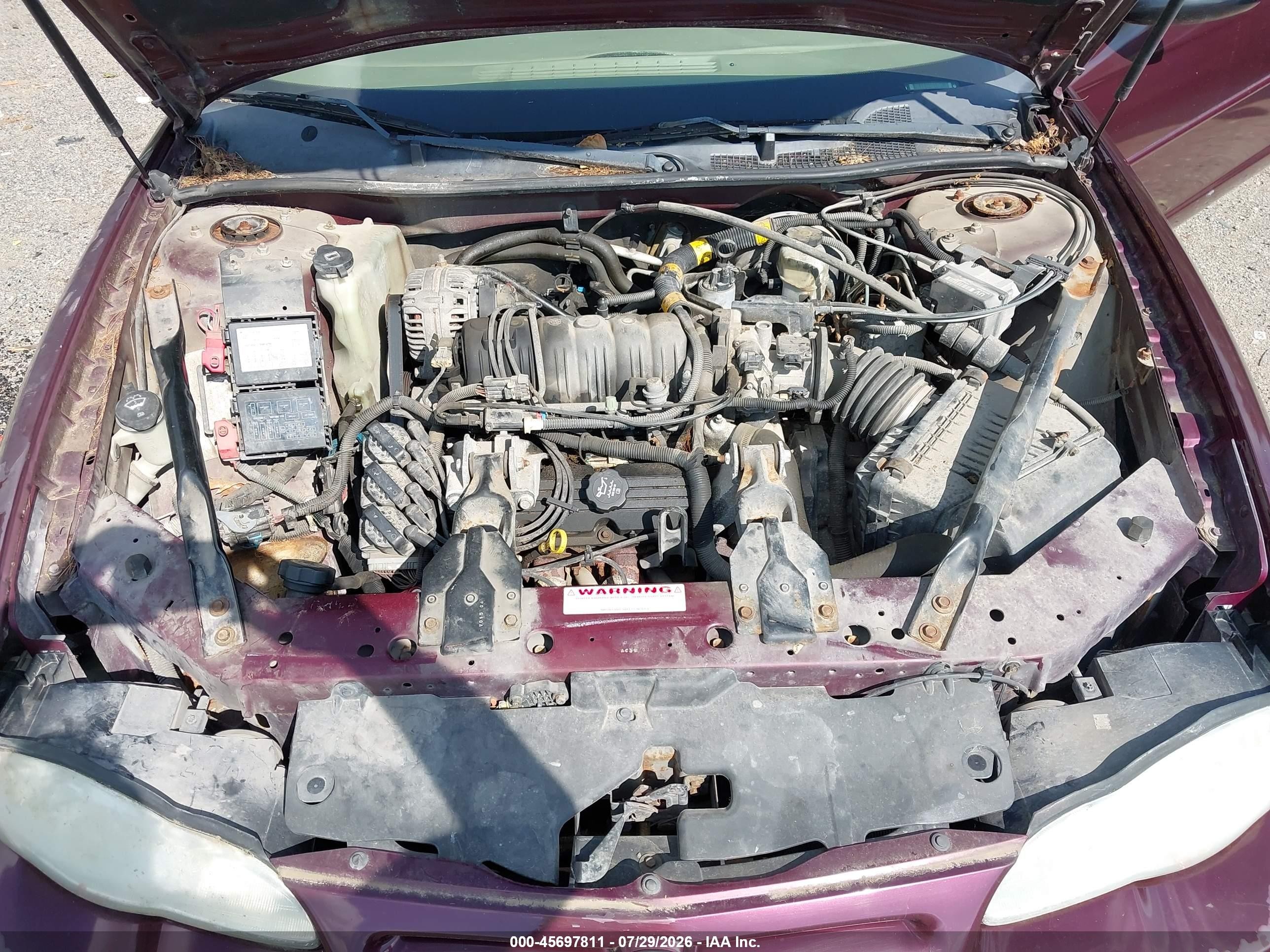 2004 Chevrolet Monte Carlo Ss Темно-бордовый vin: 2G1WX12K149320491