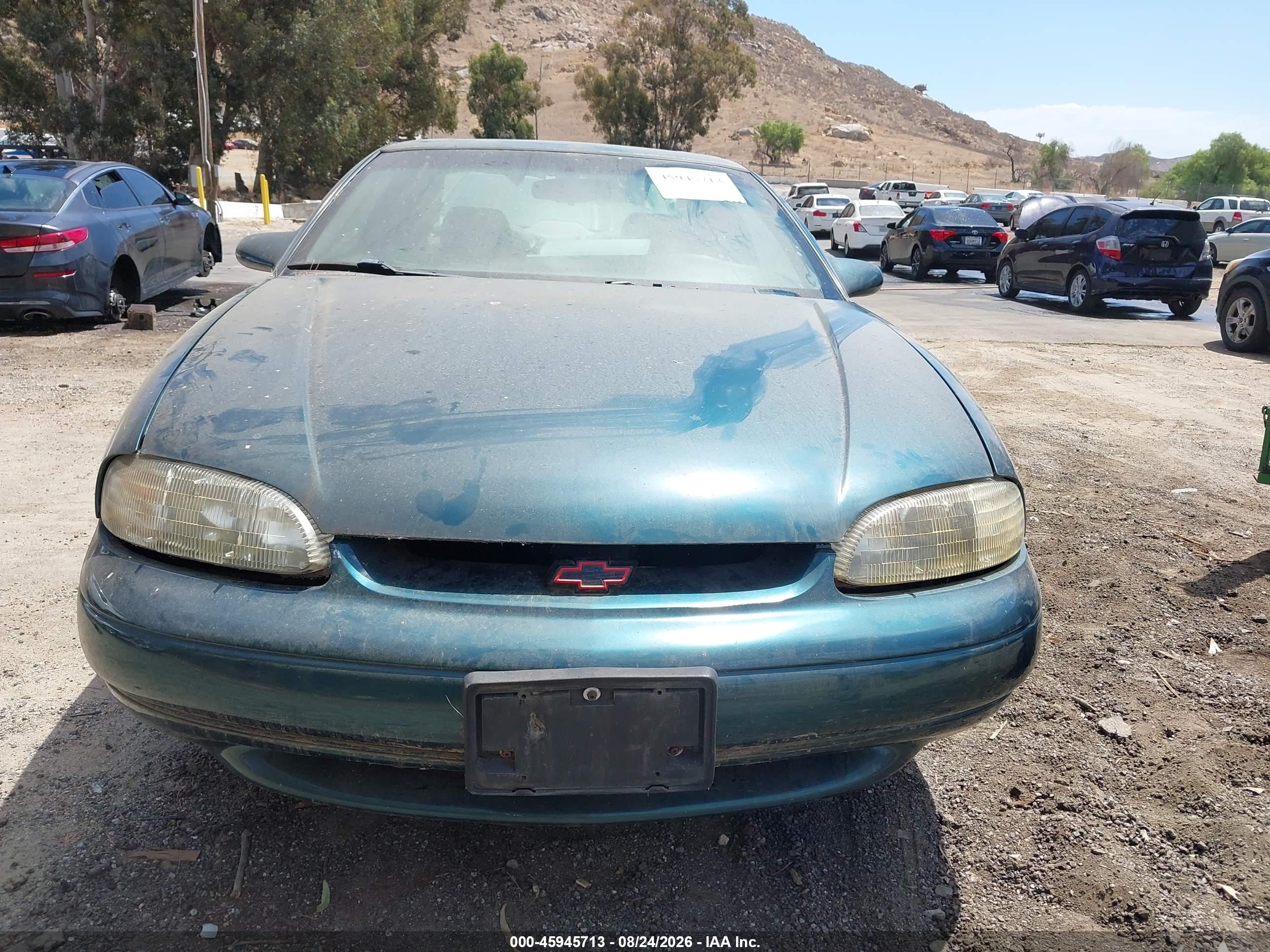 1998 Chevrolet Monte Carlo Z34 Зеленый vin: 2G1WX12K1W9128524