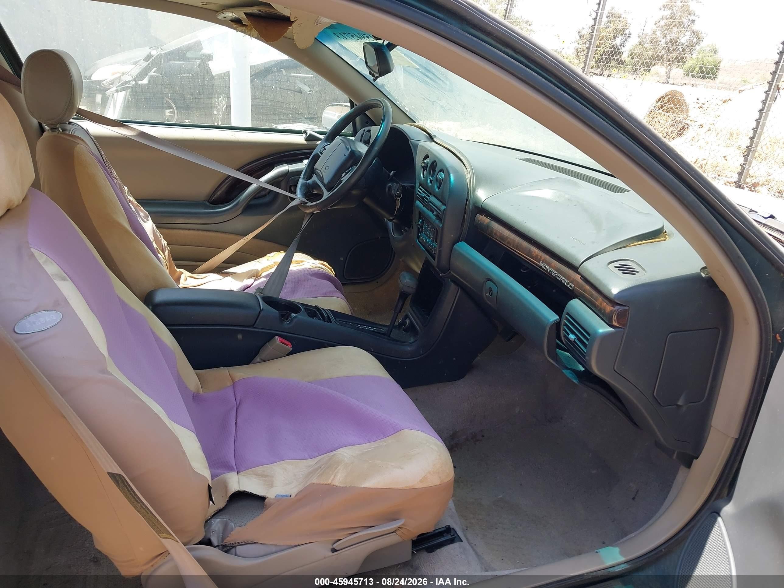 1998 Chevrolet Monte Carlo Z34 Зеленый vin: 2G1WX12K1W9128524