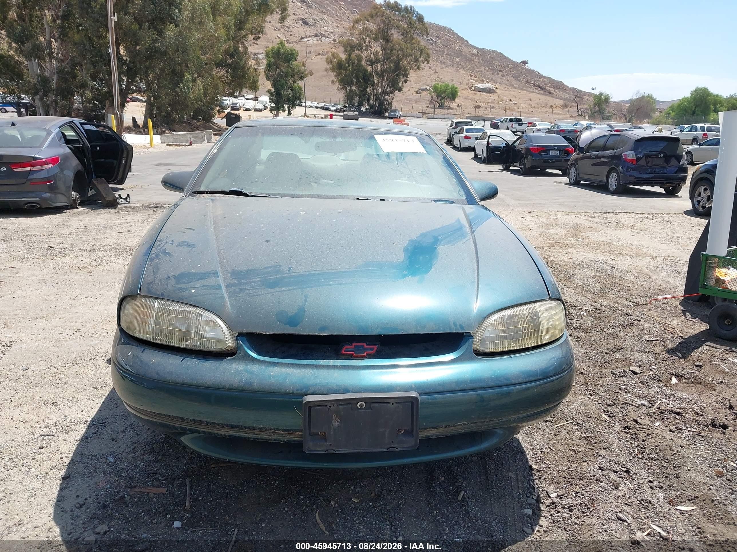 1998 Chevrolet Monte Carlo Z34 Зеленый vin: 2G1WX12K1W9128524