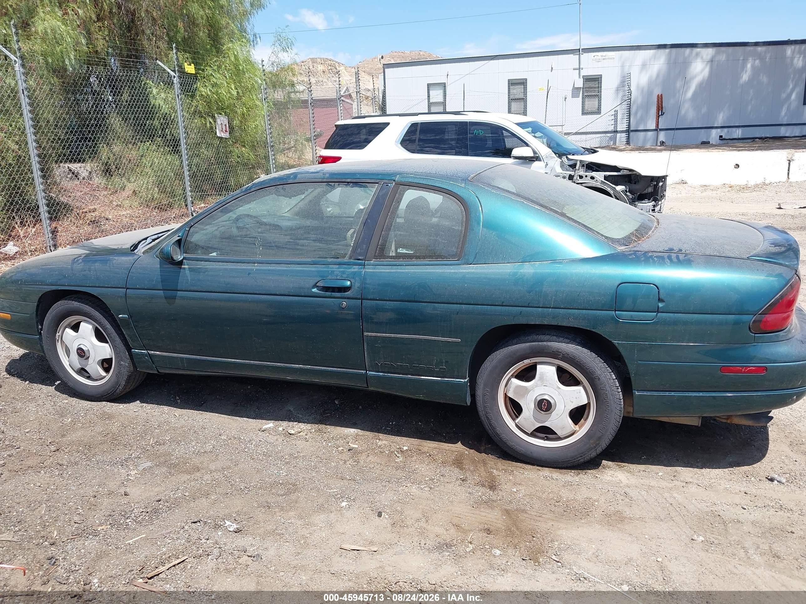 1998 Chevrolet Monte Carlo Z34 Зеленый vin: 2G1WX12K1W9128524