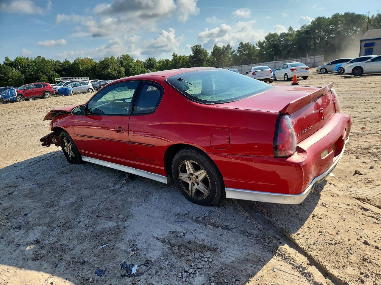 2003 Chevrolet Monte Carlo Ss Red vin: 2G1WX12K239384697