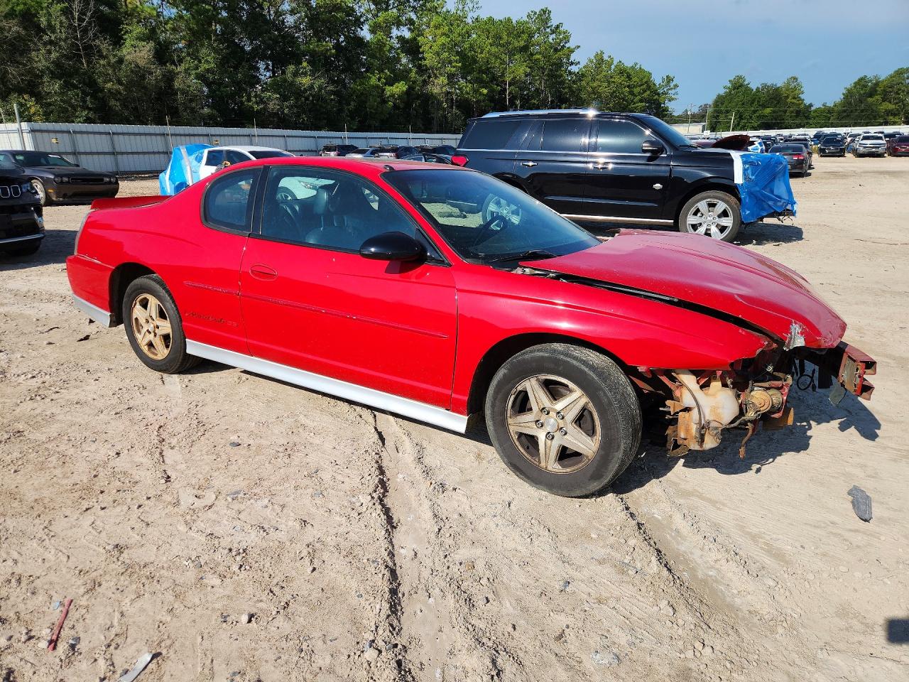 2003 Chevrolet Monte Carlo Ss Red vin: 2G1WX12K239384697
