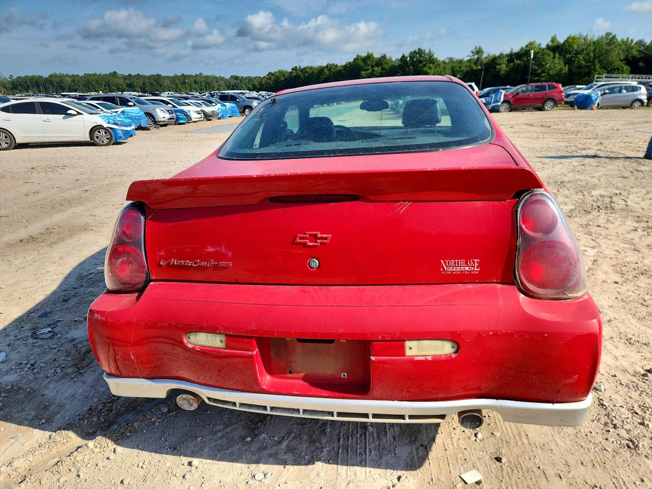 2003 Chevrolet Monte Carlo Ss Red vin: 2G1WX12K239384697