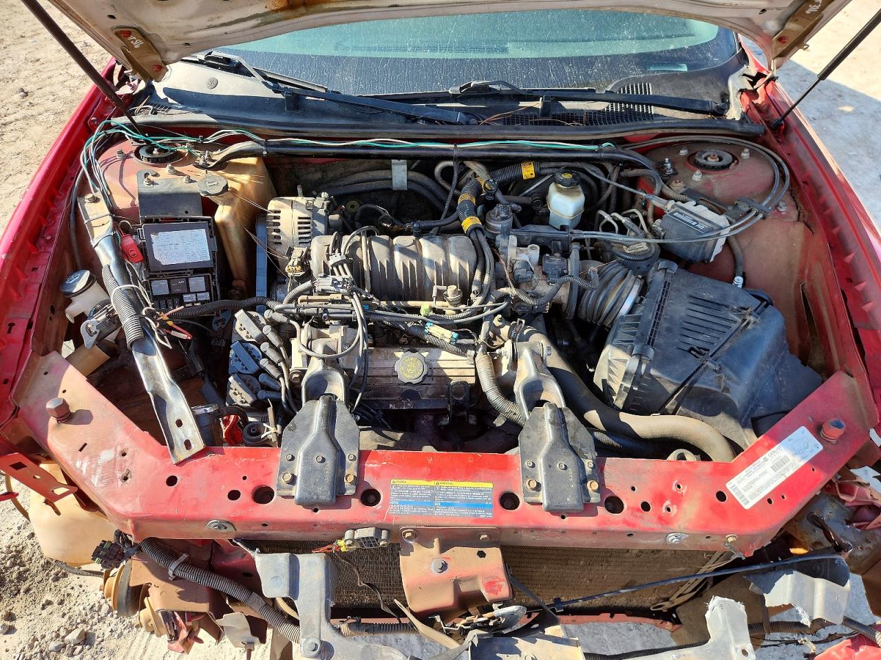 2003 Chevrolet Monte Carlo Ss Red vin: 2G1WX12K239384697