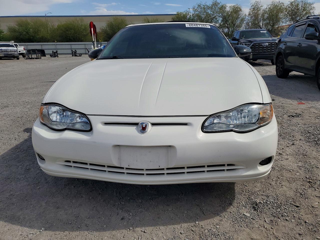 2003 Chevrolet Monte Carlo Ss White vin: 2G1WX12K339412345