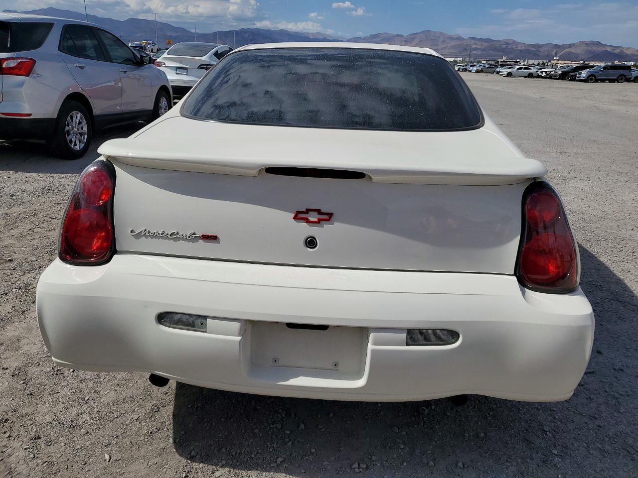 2003 Chevrolet Monte Carlo Ss White vin: 2G1WX12K339412345
