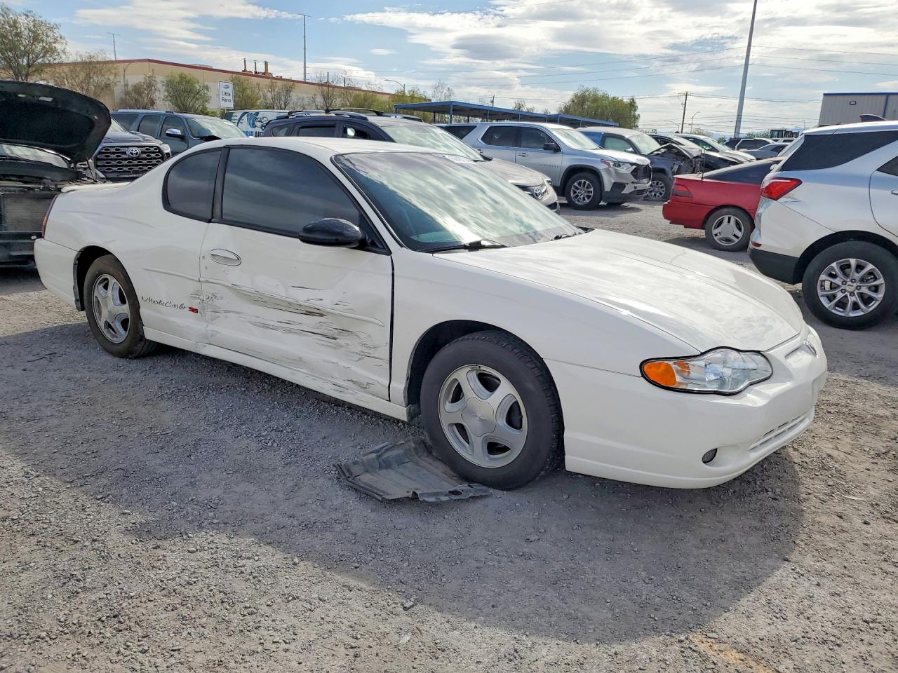 2003 Chevrolet Monte Carlo Ss White vin: 2G1WX12K339412345