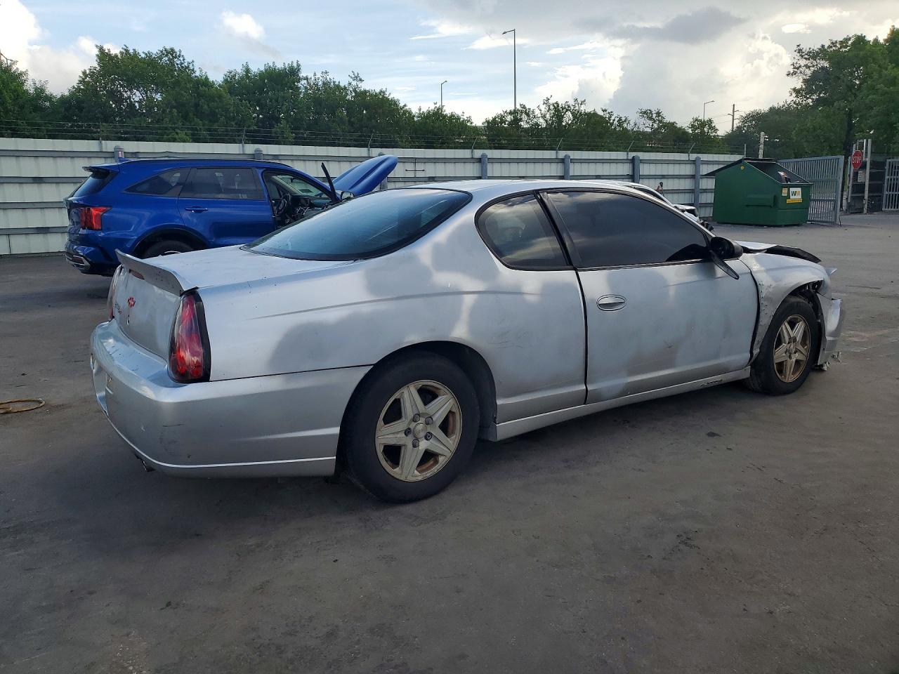 2003 Chevrolet Monte Carlo Ss Silver vin: 2G1WX12K439192441