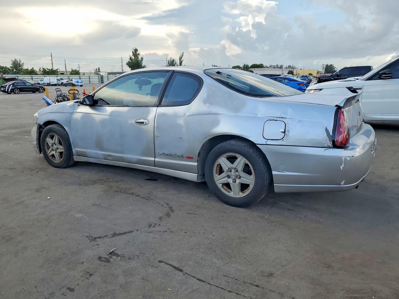 2003 Chevrolet Monte Carlo Ss Silver vin: 2G1WX12K439192441