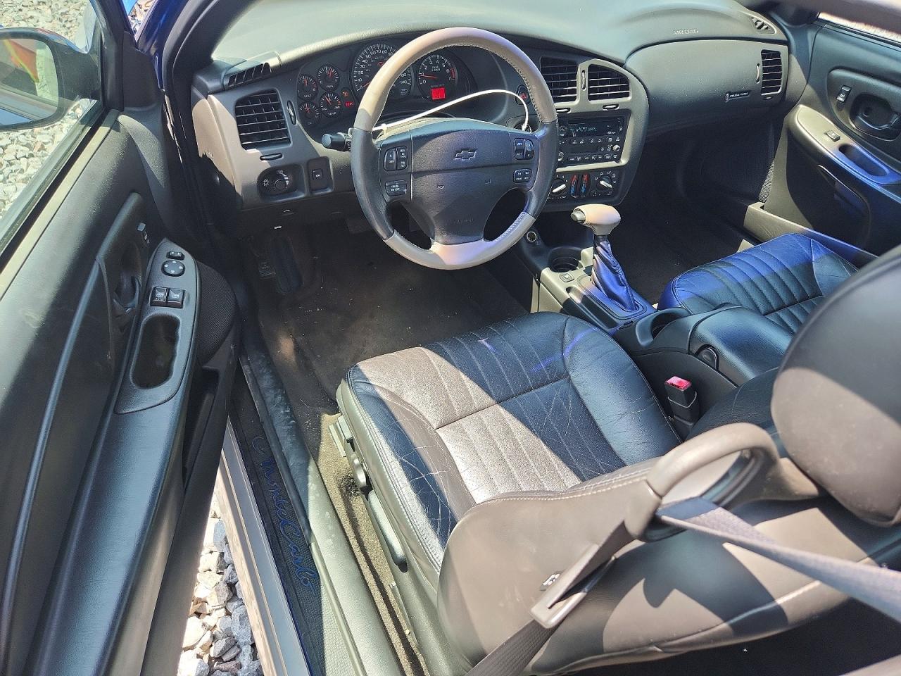 2003 Chevrolet Monte Carlo Ss Blue vin: 2G1WX12K439283306