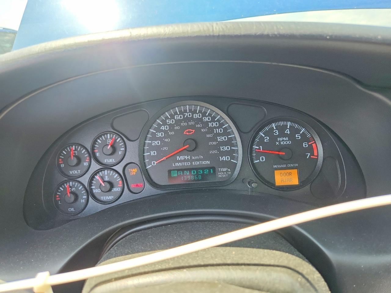 2003 Chevrolet Monte Carlo Ss Blue vin: 2G1WX12K439283306