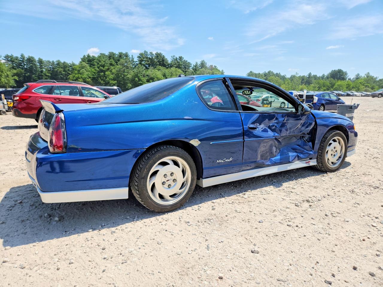 2003 Chevrolet Monte Carlo Ss Синий vin: 2G1WX12K439370039